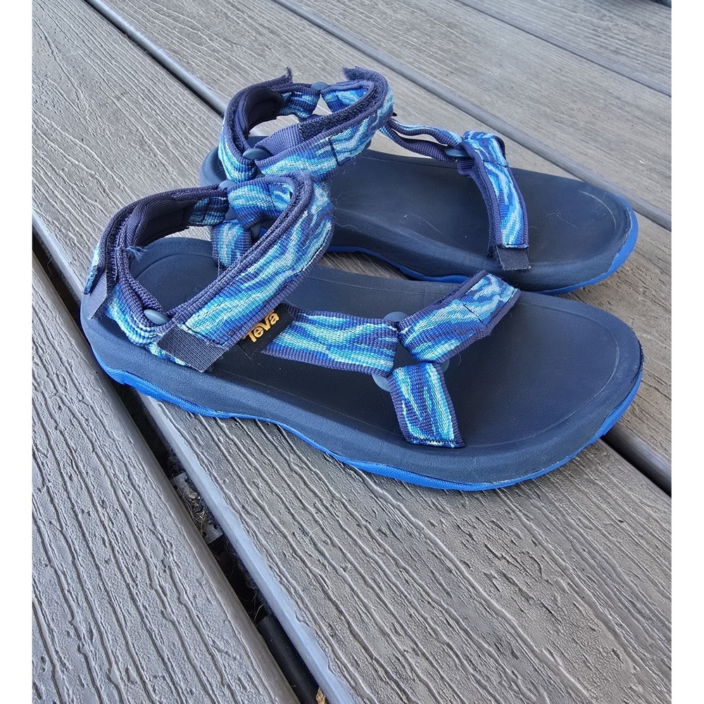 TEVA Kids Hurricane XLT 2 Sport Hiking Sandals Blue Pattern Youth 2 Gorpcore